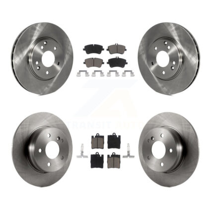Front Rear Brake Rotor And Ceramic Pad Kit For Mercedes-Benz C280 C240 CLK350 CLK320 C320 K8C-100885