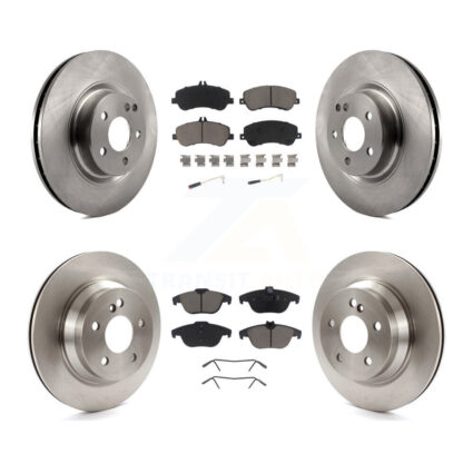 Front Rear Disc Brake Rotors And Ceramic Pads Kit For Mercedes-Benz GLK350 GLK250 K8C-100886