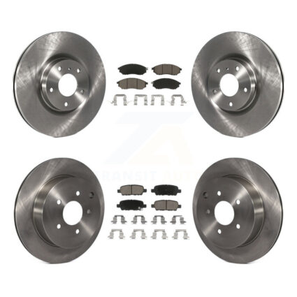 Front Rear Disc Brake Rotors And Ceramic Pads Kit For Nissan Murano INFINITI QX70 K8C-100894