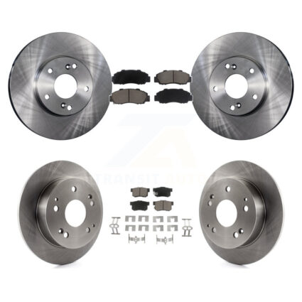 Front Rear Disc Brake Rotors And Ceramic Pads Kit For 1998-2002 Honda Accord 3.0L K8C-100900