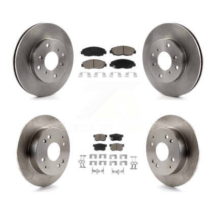 Front Rear Disc Brake Rotors And Ceramic Pads Kit For Honda Accord Acura CL K8C-100902