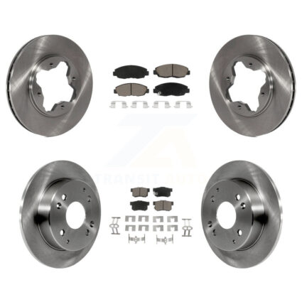 Front Rear Disc Brake Rotors And Ceramic Pads Kit For Honda Accord Acura CL K8C-100904