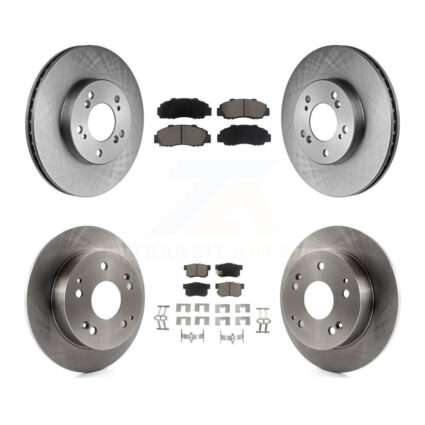 Front Rear Disc Brake Rotors And Ceramic Pads Kit For 1997-2001 Acura Integra Type R K8C-100907