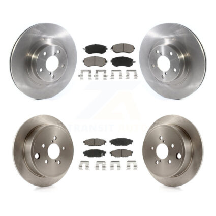 Front Rear Disc Brake Rotors & Ceramic Pad Kit For Subaru Impreza Forester Outback Legacy K8C-100916