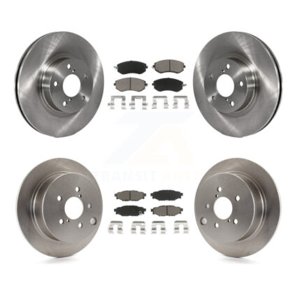 Front Rear Disc Brake Rotors And Ceramic Pads Kit For Subaru Impreza K8C-100917