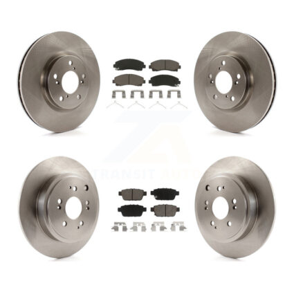 Front Rear Disc Brake Rotors And Ceramic Pads Kit For 2006-2014 Honda Ridgeline K8C-100928