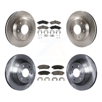 Front Rear Brake Rotor And Ceramic Pad Kit For GMC Envoy Chevrolet Trailblazer Oldsmobile K8C-100931