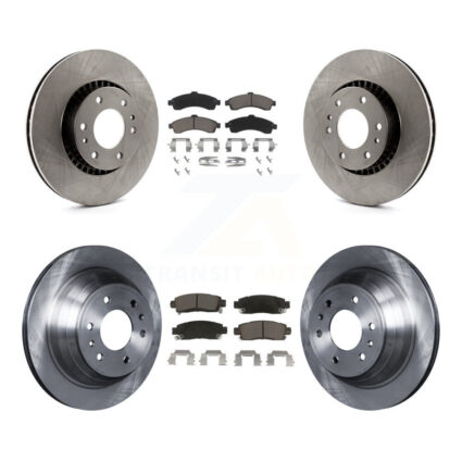 Front Rear Brake Rotor Ceramic Pad Kit For Chevrolet GMC Trailblazer Envoy XL EXT SSR XUV K8C-100932