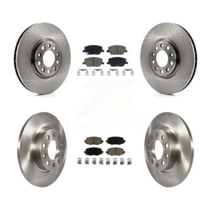 Front Rear Disc Brake Rotors And Ceramic Pads Kit For Jeep Renegade Fiat 500X K8C-100935