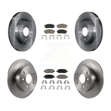 Front Rear Disc Brake Rotors And Ceramic Pads Kit For Nissan Altima K8C-100938