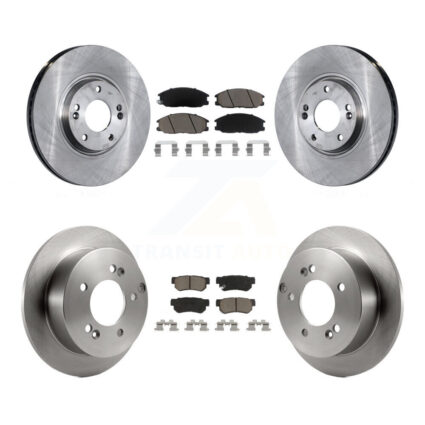 Front Rear Disc Brake Rotors And Ceramic Pads Kit For Hyundai XG350 K8C-100950