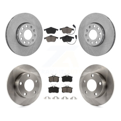 Front Rear Disc Brake Rotors And Ceramic Pads Kit For Volkswagen Passat Audi A4 K8C-100961
