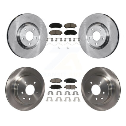 Front Rear Disc Brake Rotors And Ceramic Pads Kit For 2014-2017 Nissan Juke Nismo RS K8C-100972