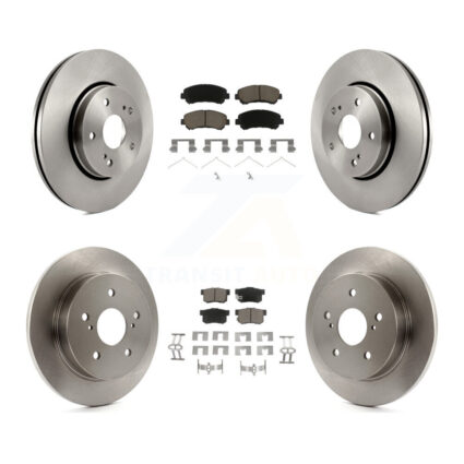 Front Rear Disc Brake Rotors And Ceramic Pads Kit For 2010-2013 Suzuki Kizashi K8C-100974
