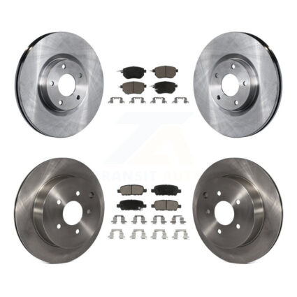 Front Rear Disc Brake Rotors And Ceramic Pads Kit For Nissan Murano INFINITI FX35 FX45 K8C-100978