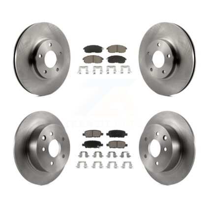 Front Rear Disc Brake Rotors And Ceramic Pads Kit For Nissan Altima K8C-100980