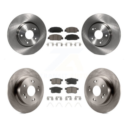 Front Rear Disc Brake Rotors And Ceramic Pads Kit For Honda Accord K8C-100983