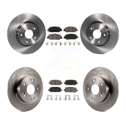 Front Rear Disc Brake Rotors And Ceramic Pads Kit For 2016-2022 Honda HR-V K8C-100984