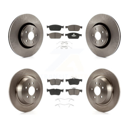 Front Rear Disc Brake Rotors And Ceramic Pads Kit For Lincoln MKC K8C-100990