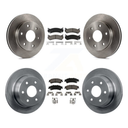 Front Rear Brake Rotor Ceramic Pad Kit For Chevrolet GMC Silverado 1500 Sierra Classic XL K8C-100995