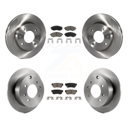 Front Rear Disc Brake Rotors And Ceramic Pads Kit For Hyundai Sonata Kia Optima Magentis K8C-101005