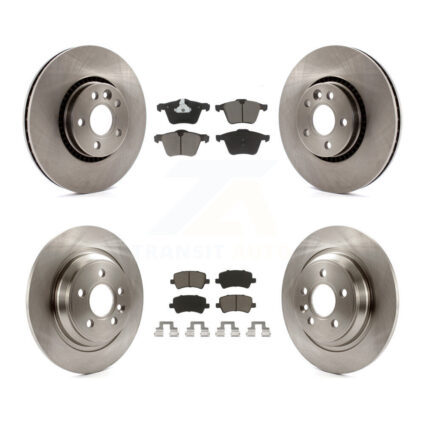 Front Rear Disc Brake Rotors And Ceramic Pads Kit For Volvo S60 V60 Cross Country V70 K8C-101013