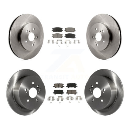 Front Rear Brake Rotor And Ceramic Pad Kit For Lexus RX350 RX330 Toyota Highlander RX400h K8C-101015