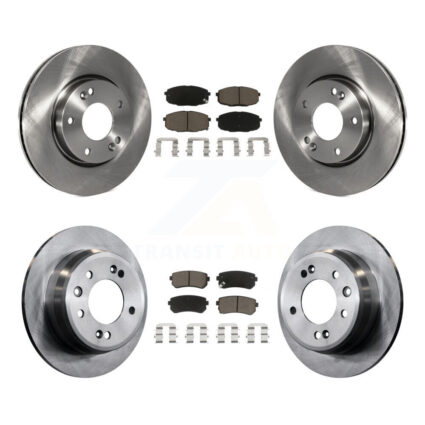 Front Rear Disc Brake Rotors And Ceramic Pads Kit For Hyundai Elantra K8C-101020