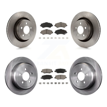 Front Rear Disc Brake Rotors And Ceramic Pads Kit For Jeep Liberty Dodge Nitro K8C-101029