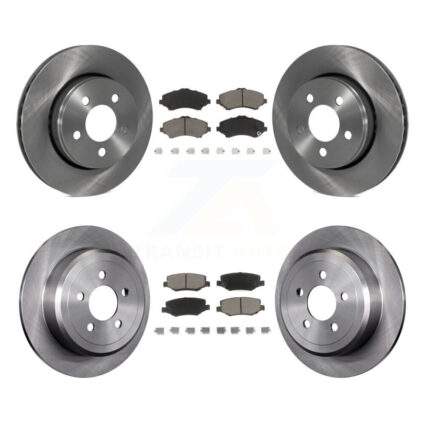 Front Rear Disc Brake Rotors And Ceramic Pads Kit For Jeep Liberty Dodge Nitro K8C-101030