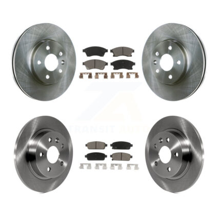 Front Rear Disc Brake Rotors And Ceramic Pads Kit For Chevrolet Cruze Sonic Limited K8C-101048