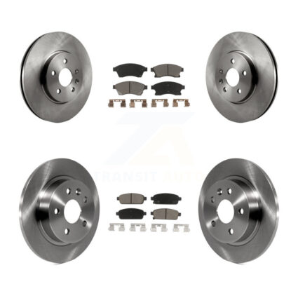 Front Rear Disc Brake Rotors And Ceramic Pads Kit For 2013-2014 Chevrolet Sonic RS K8C-101050
