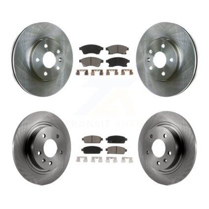 Front Rear Brake Rotor Ceramic Pad Kit For Chevrolet Cruze With 292mm Diameter K8C-101053