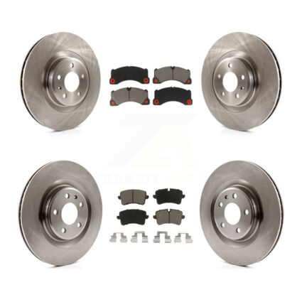 Front Rear Disc Brake Rotors And Ceramic Pads Kit For 2017 Porsche Macan Base K8C-101054