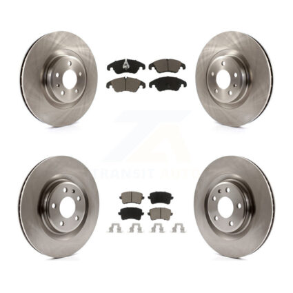 Front Rear Disc Brake Rotors And Ceramic Pads Kit For Audi Q5 S4 S5 K8C-101055