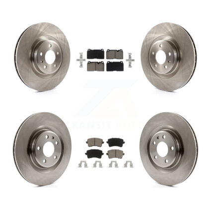 Front Rear Disc Brake Rotors And Ceramic Pads Kit For Audi Q5 K8C-101057