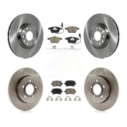 Front Rear Disc Brake Rotors And Ceramic Pads Kit For Audi A4 Quattro K8C-101061