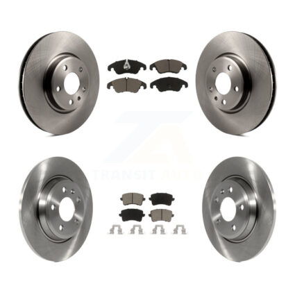 Front Rear Disc Brake Rotors And Ceramic Pads Kit For Audi Q5 A4 Quattro A5 allroad K8C-101062