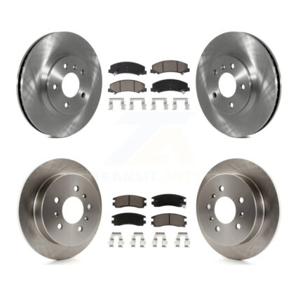 Front Rear Disc Brake Rotors And Ceramic Pads Kit For Chevrolet Impala Monte Carlo K8C-101072