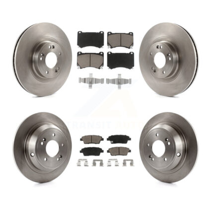 Front Rear Disc Brake Rotors And Ceramic Pads Kit For Hyundai Genesis K8C-101081