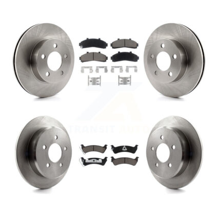 Front Rear Disc Brake Rotors Ceramic Pad Kit For 2001 Ford Explorer AWD 4WD From 01 02 K8C-101088