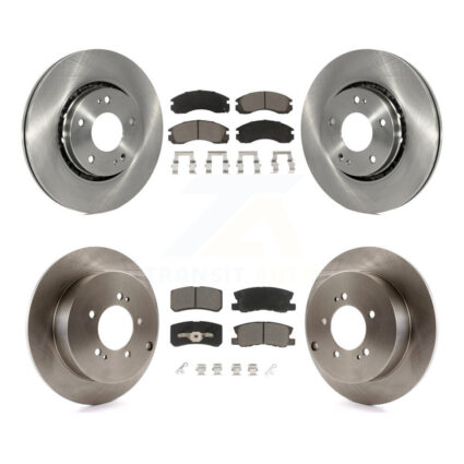 Front Rear Disc Brake Rotors And Ceramic Pads Kit For Mitsubishi Lancer K8C-101090