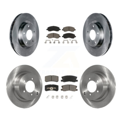 Front Rear Brake Rotor Ceramic Pad Kit For Jeep Mitsubishi Patriot Lancer Compass Sebring K8C-101091