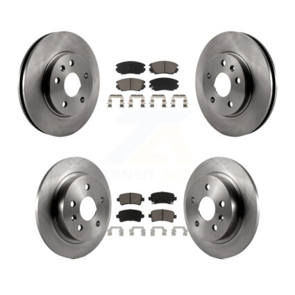 Front Rear Disc Brake Rotors And Ceramic Pads Kit For Chevrolet Malibu Limited K8C-101111