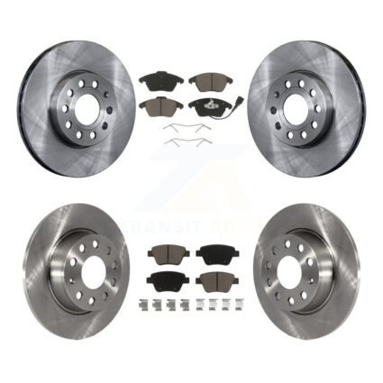 Front Rear Disc Brake Rotors And Ceramic Pads Kit For Volkswagen Beetle K8C-101127