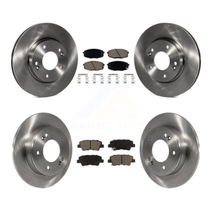 Front Rear Brake Rotors Ceramic Pad Kit For Kia Hyundai Kona Forte Soul Elantra GT Forte5 K8C-101134