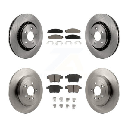 Front Rear Brake Rotor & Ceramic Pad Kit For Ford Five Hundred Freestyle Taurus X Mercury K8C-101136