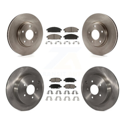 Front Rear Disc Brake Rotors And Ceramic Pads Kit For 2004-2009 Nissan Quest K8C-101141