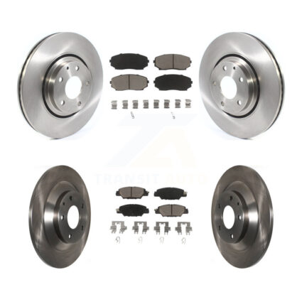 Front Rear Disc Brake Rotors And Ceramic Pads Kit For 2019-2023 Mazda CX-5 Turbocharged K8C-101144