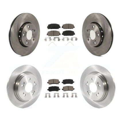 Front Rear Disc Brake Rotors And Ceramic Pads Kit For Acura RLX K8C-101160